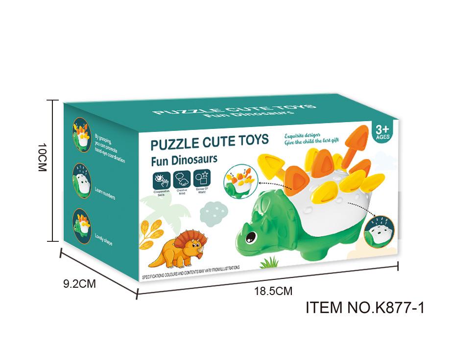 

Сращивание Динозавр Вставка Игрушка Детское Раннее Образование Цифровое Просвещение Тренировка Концентрации Малыша Развивающая Игрушка