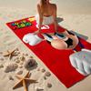 Ultra-Soft Beach Towel with Mario Theme,Ideal for Pool - Camping, Diving - Perfect Travel Essential, Vibrant Beach Towel.
