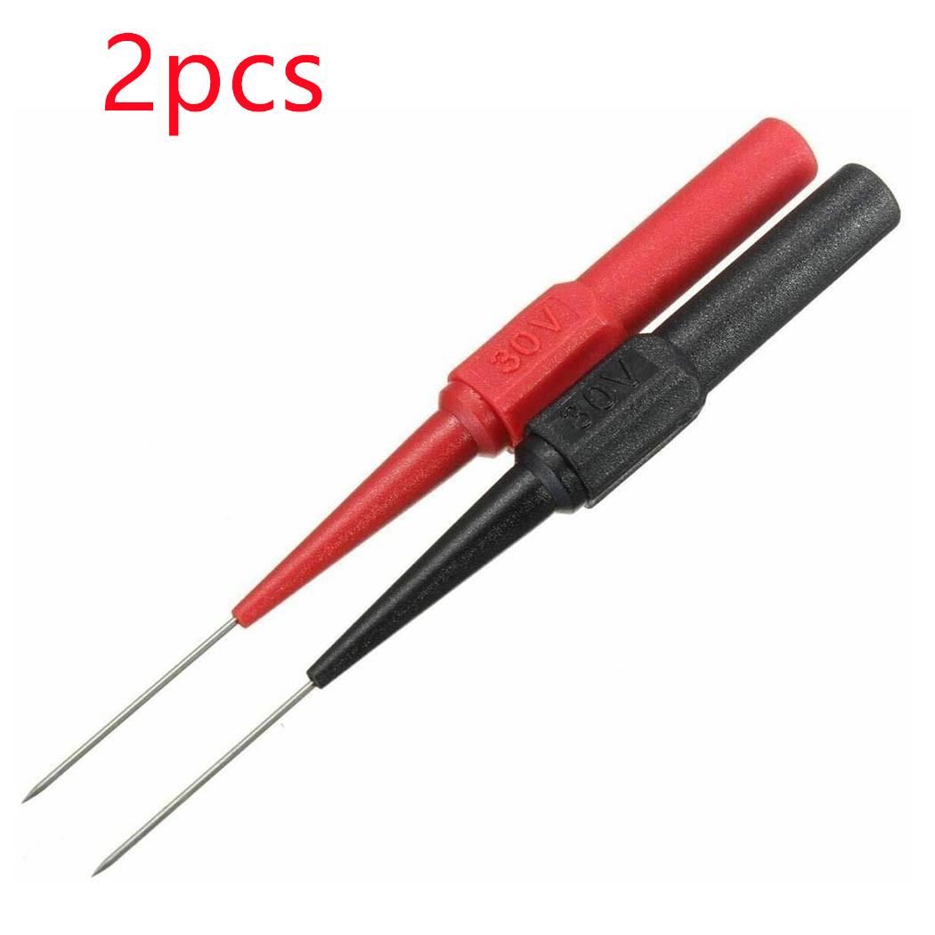 

2PCS Digital Multimeter Probe Measuring Device Clamp Copper Test Lead Digital Multimeter Test Equipment 1A/30V Test Probes Plug