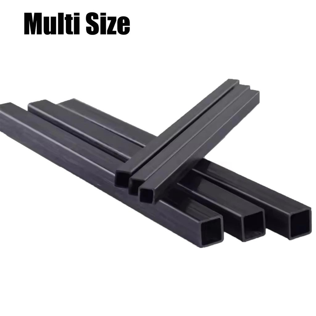 1/2/3pcs Carbon Fiber Square Tube 3mm~10mm , 250/500mm Length,Outer Inner Square Carbon Fiber Pipe