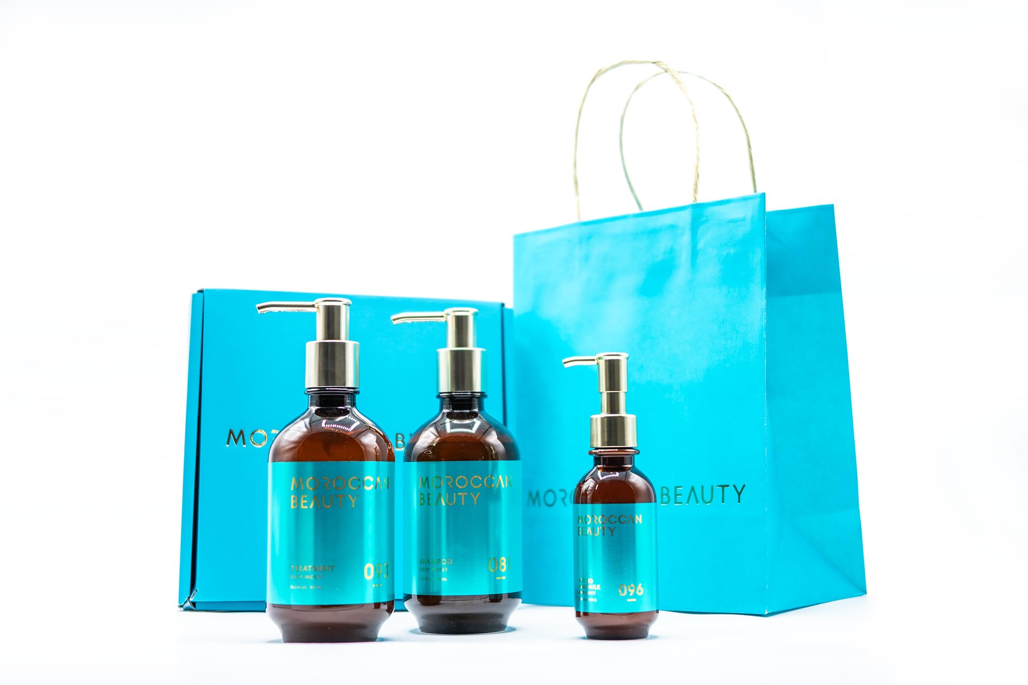 

Gift Set Beauty Deep Moist (Moroccan Shampoo/Treatment/Hair Milk)