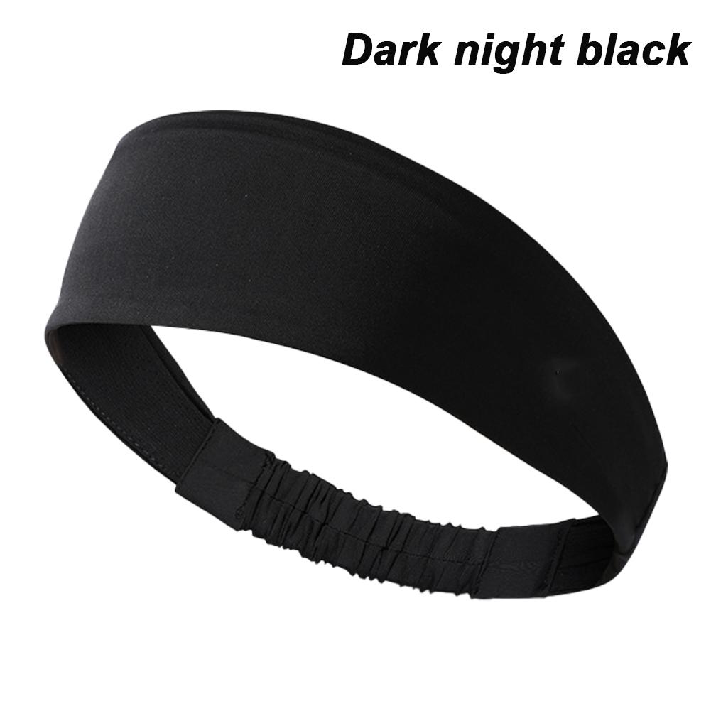 1PC Outdoor Sports Verbreitertes Schweißband Hochelastisches Schwanzband-Design Radfahren Fitness Laufen Eis Seide Atmungsaktives Stirnband