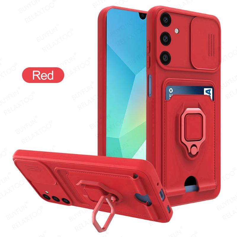 Skyv Kamera Armor Telefondeksel for Samsung Galaxy S25Ultra S25Edge S24 S23 S22 S21 S21 S20 Plus FE A56 A16 A36 A26 A55 A15 A05S Militære Støtfangere Deksel