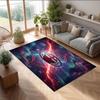 AC Mailand Bedruckter Flanell Teppich Rutschfest Weicher Polyester Boden Teppich Indoor Dekor Matte für Schlafzimmer Wohnzimmer Sofa Spielzimmer Heimdekoration