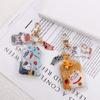 Lucky Bag Charm Fortune Lucky Cat Keychain Key Rings Maneki Neko Key Chain Keyring Ornaments