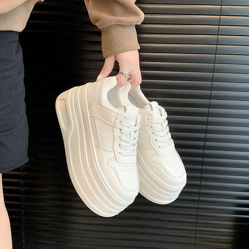 Small thick-soled height-increasing and height-showing shoes 22 spring new muffin soft-soled sports and leisure shoes