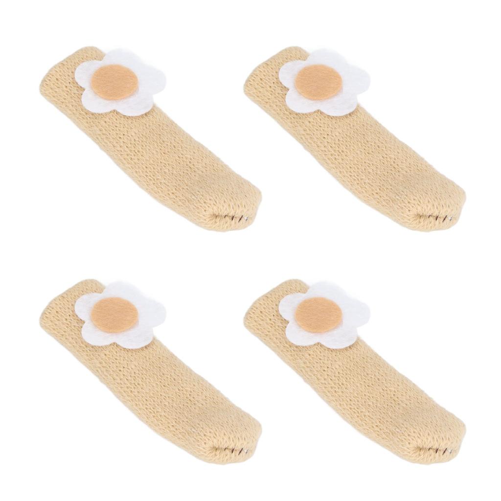 25Pcs Chair Leg  or, Furniture Leg Cover, Floor  or Non Slip, Double Layer Knitted Set for Chairs Desks Stools with High Density Elastici