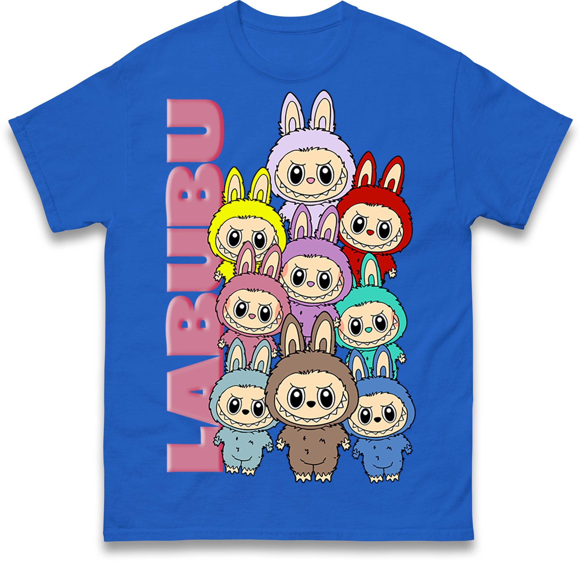 

Labubu Dolls Mens T Shirt Womens Tops Tees S