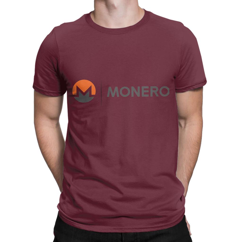 Monero XMR Logo Design Novelty 100 Cotton TShirt Monero XMR Tops Tees For Unisex