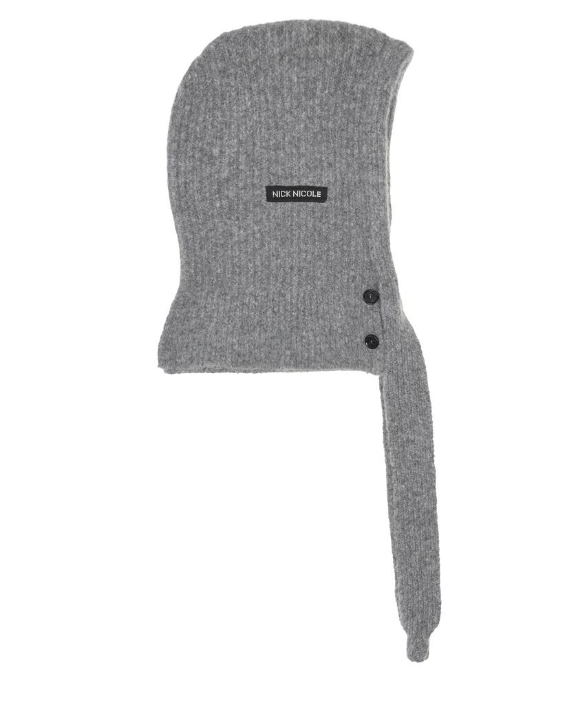Nigaennikol Soft Knit Hood Balaclava_Gray