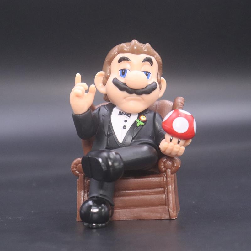 Super Mario as the Joaquin Phoenix Joker Godfather PVC Action Figures Toy Model Toys 10cm no box
