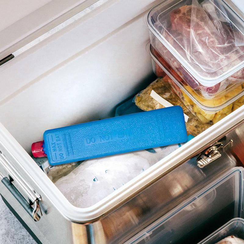 Reusable Ice Packs for Cooler Summer Cooling Ice Blocks Refreezable Cooling Block Portable Freezer Ice Pack Cooler Accessories