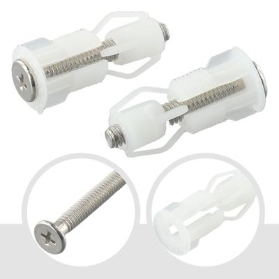 Vis de siège de toilette Kit de vis de siège de WC Couvercle à trou borgne Écrou de fixation de cuvette