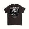Gedrucktes Design Nicht strukturiert Unisex Schwarz Andrei Tarkovsky Film T-Shirt Vintage Film Collage Design Unisex T-Shirts Für Sommer