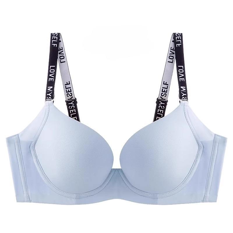 

Ультратонкий бюстгальтер с полной чашкой для маленькой груди. Пуш-ап и контроль боковой части груди. 75 синий