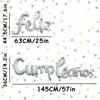 1 feliz cumpleanos Spanish Happy Birthday set Silver Gradient Color Royal Blue rose Gold Rose red suitable for birthday decorations and background