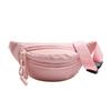 Women's Chest Bag Canvas Crossbody Bag Solid Color Women Sling Waist Pack Versatile Sports Solid Color Waterproof Hiking Bags