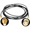 6M/20ft Rg174 Antenna Extension Cable RP-SMA Male To Female Connector for LAN Router Bridge & Other External Antenna Equipment with Coaxial Coax