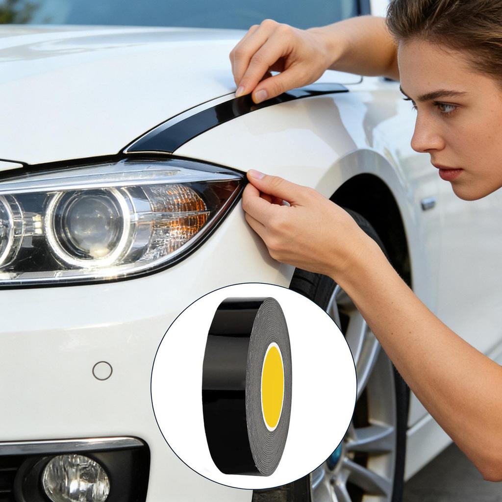 Double Sided Adhesive Tape for Car Fixed Adhesive High-Strength Thickened Patch Double-Sided Tape for Moldings Badges Temporary