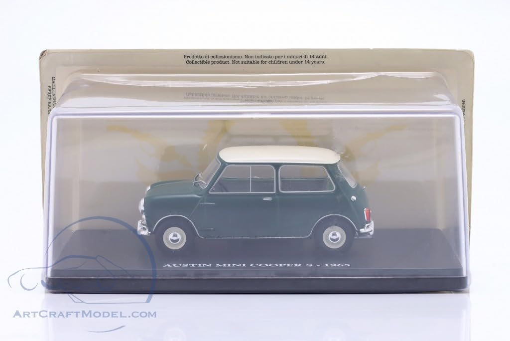 scale Austin Mini Cooper S MINI 1965 1/24 (Green/White)