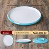 Nordic Melamine Two-Tone Round Plate