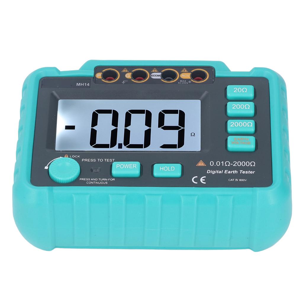 Electrical Megohmmeter Accurate Measurement Insulated Digital Grounding Resistance Tester