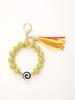 Independence Day & Halloween Sports Style Wooden Bead Keychain Bracelet