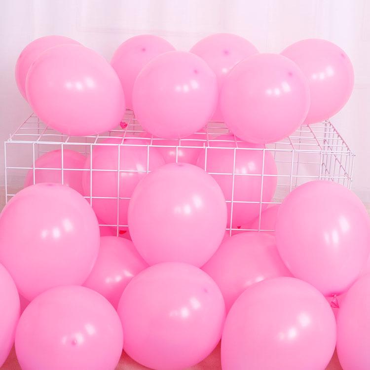 Thickened 10-Inch Matte Balloons - 1,000 Pieces for Weddings & Birthdays