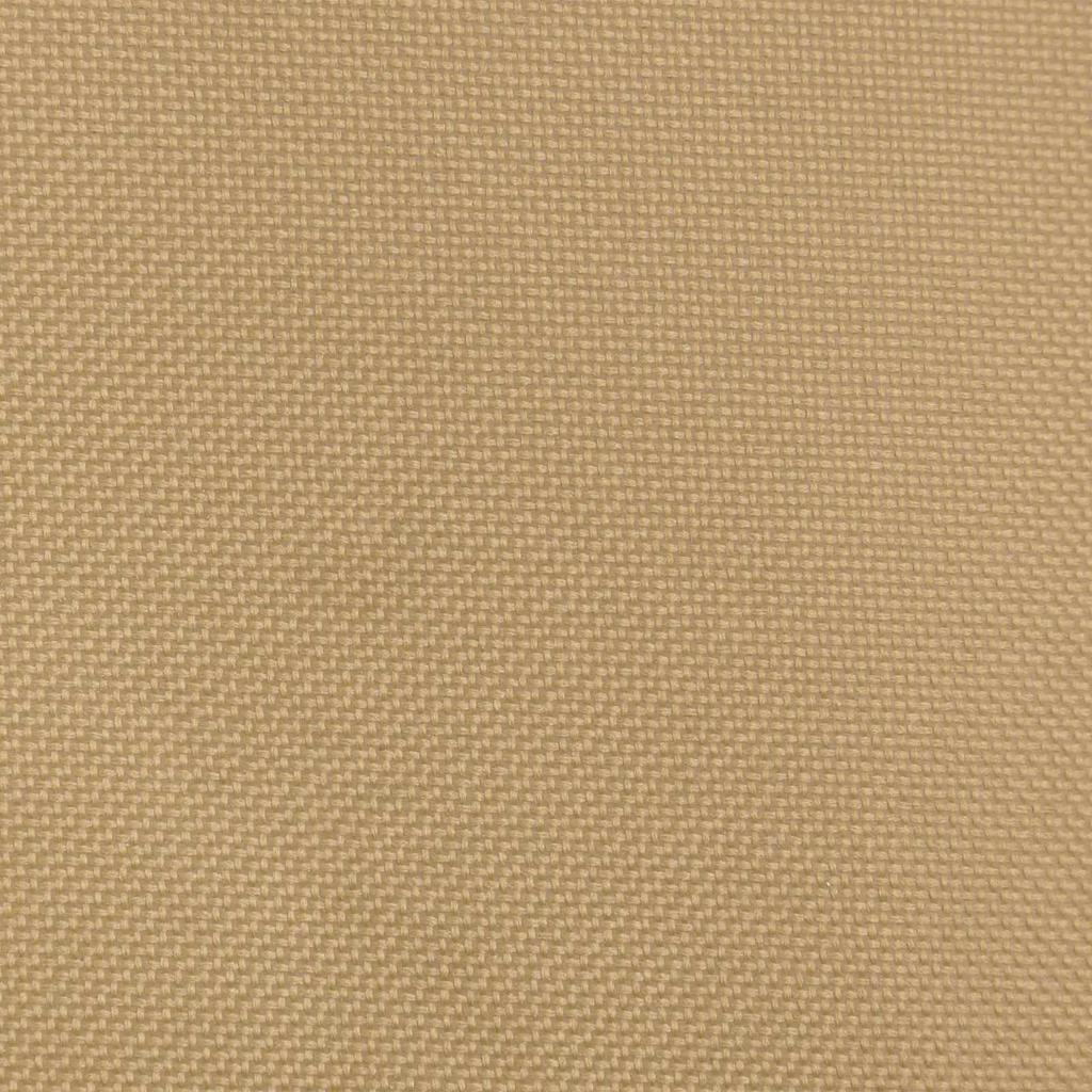 Foldable Sun Lounger with Cushions Beige