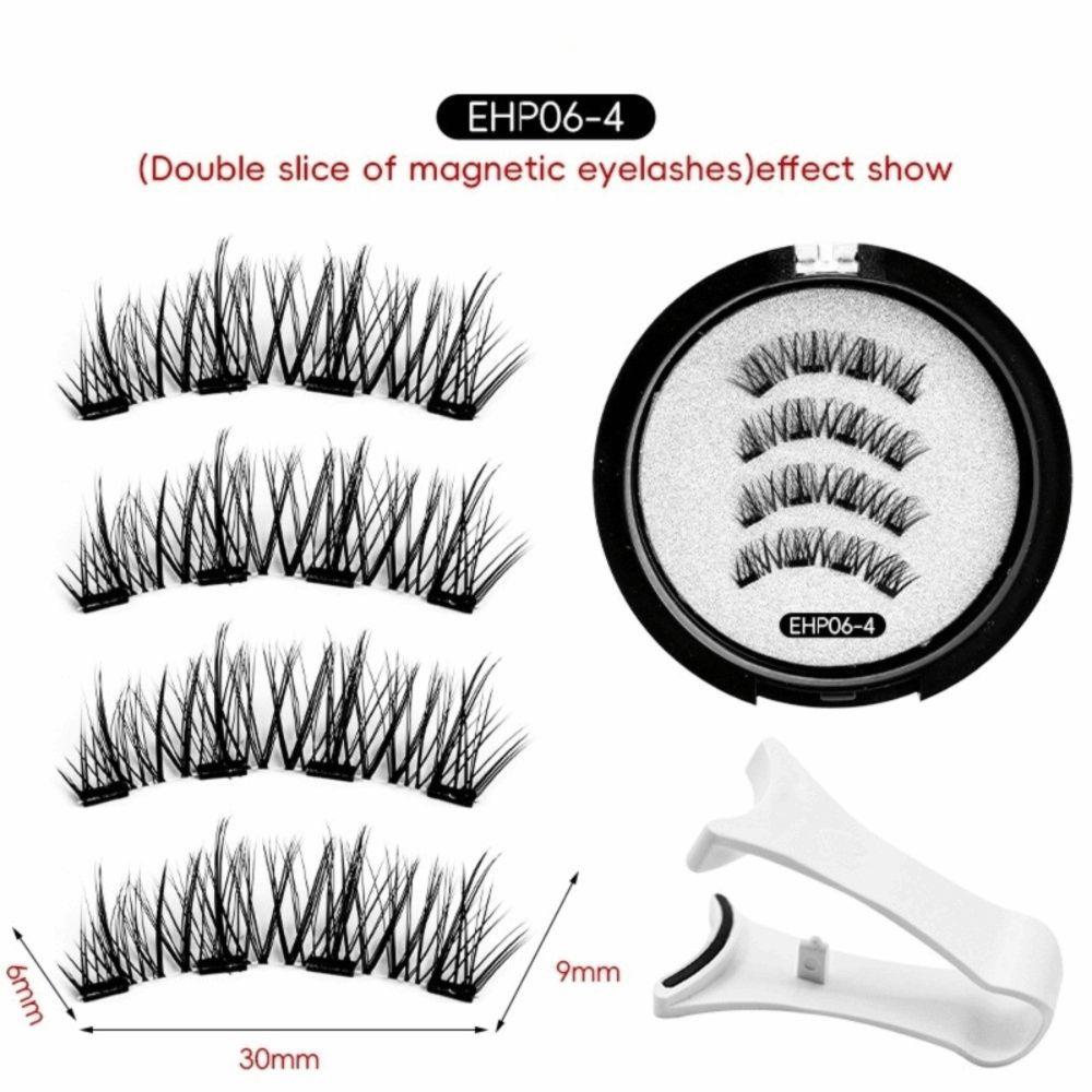 Natural Effect Magnetic Eyelashes 3D Beauty Eyelashes Supplies Reusable False Lashes  Daily Use