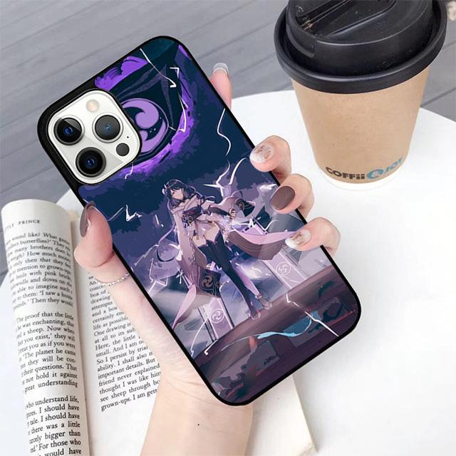 

Genshin Impact Raiden Shogun Baal Phone Case For iPhone 17 Air 13 12 14 15 16 Cover For Apple Pro Max Plus iPhone 17Air