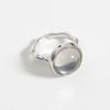 Niche Design Open Ring For Women, Personality, Fashion, High Sense, Cold Wind Crystal Ball, Adjustable Index Finger Ring