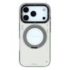 YOUNGKIT For iPhone 17 Pro Case Rotating Kickstand Shockproof TPU+PU Leather Phone Back Cover