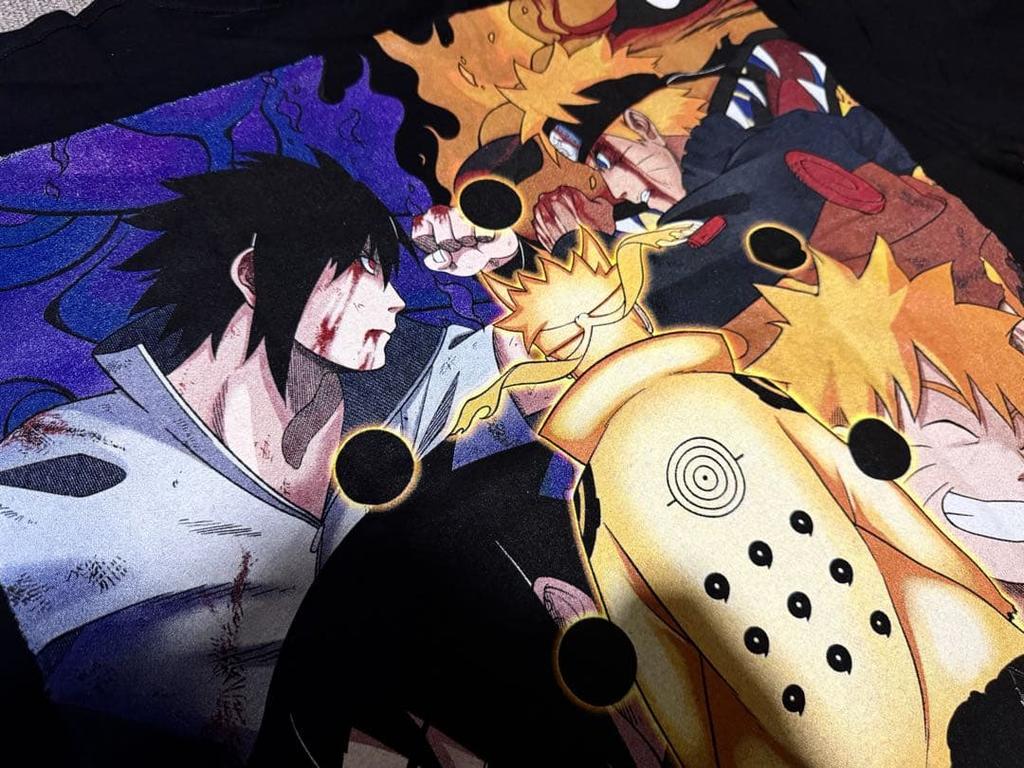 [USED] Last One Left: Naruto Shippuden Rokudou Sennin Mode Anime T-shirt, Size XL