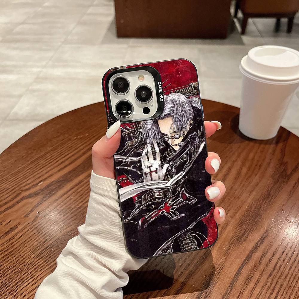 Horror Anime Hellsing Phone Case For IPhone 17 16 15 14 13 12 11 Pro Max Plus Pro Colorful Shell