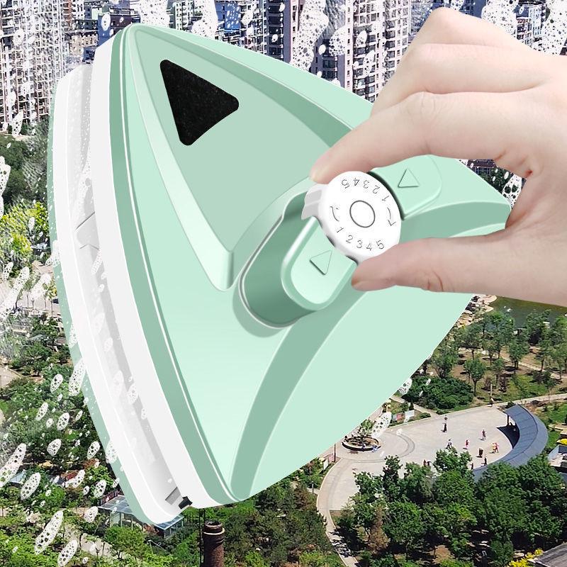 Multifunctional Magnetic Double-Sided Glass Cleaner Robot