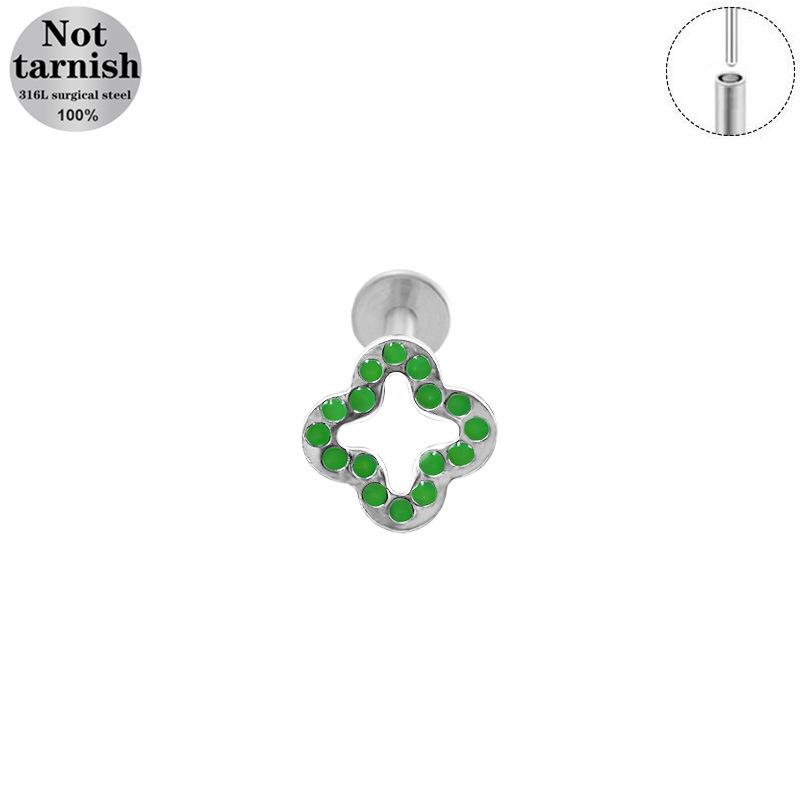 Gaibei Lightning Bow Lip Stud Earrings - European & American Fashion