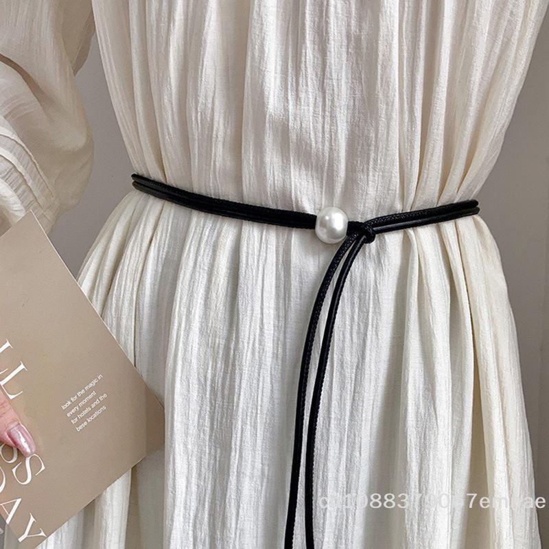 [ZYAS]Thin Waist Rope For Women Fashion Decorative Summer Waist-Cinching With Skirts Slimming Waist Belts Strap