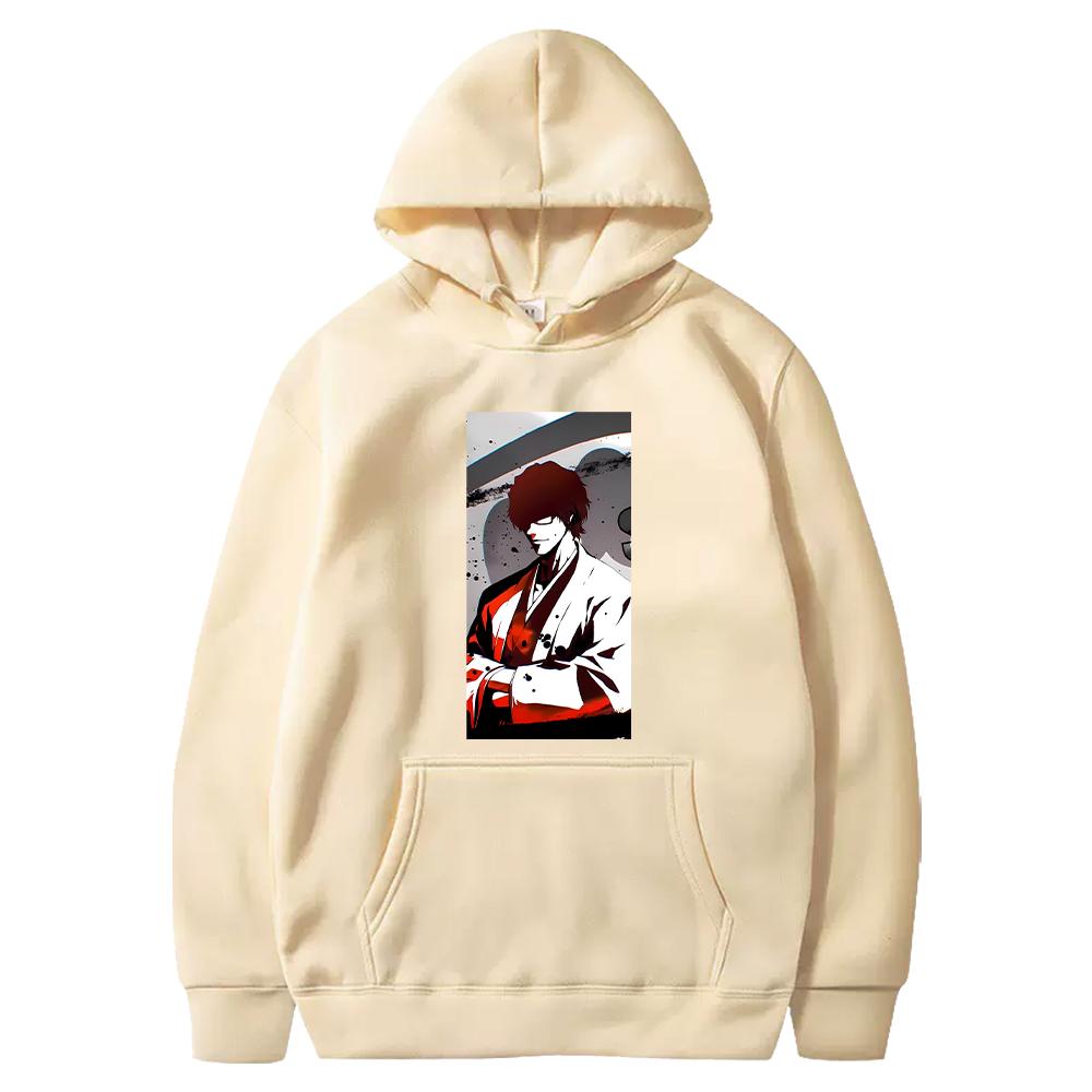 Harajuku Anime Manga BLEACH Kurosaki Ichigo Graphic Printed Hooded Men Women Classic Hoodies Oversized Pullover Male Sweatshirt