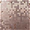 Aluminum-plastic Composite Mosaic Accent Wall Brushed Metal Glass Mosaic Accent Wall Decoration