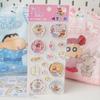 Genuine Crayon Shinchan Kawaii Cartoon Colorful Dynamic Water Injection 3D Stickers Cute Mobile Graffiti Decoration Sticker Toy