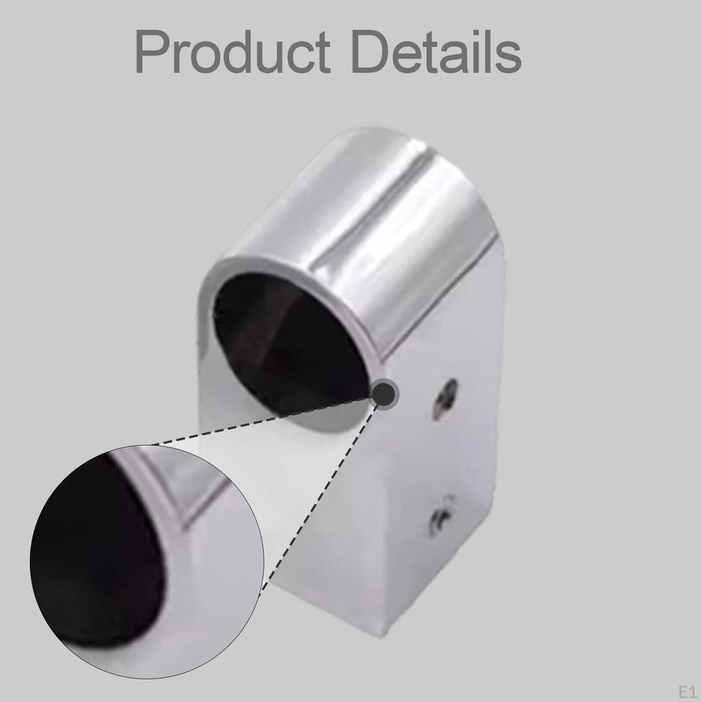 Accesorios para Tubos de Acero Inoxidable Soporte de Barra para Colgar Ropa Reemplazo Directo Accesorio Resistente Armario