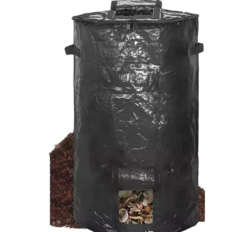 

Мешок для компоста можно запечатать, многоразовый мешок для органических удобрений, садовый мешок для листьев, мешок для компоста