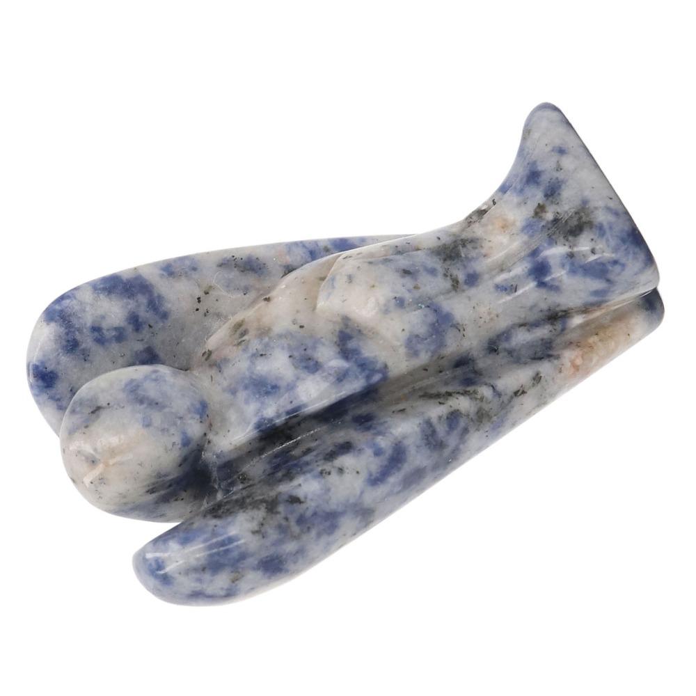 1pcs 1.97 Inch Size Comforting Crystal Figurine Angel Gemstone Decor Home Decor