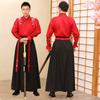 Men's Clothing Hanfu Martial Arts Style Chivalrous Handsome Men's Suit