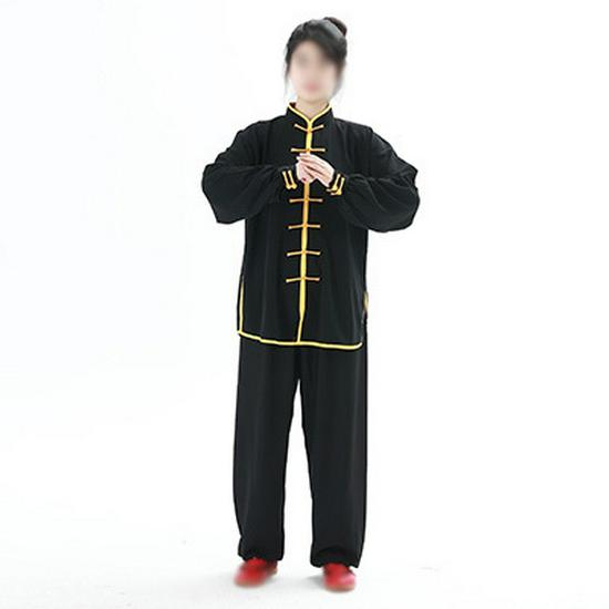 

Весенне-летний костюм для тай-чи из хлопка и шелка - Мужская и женская одежда для практики и выступлений Extra Large