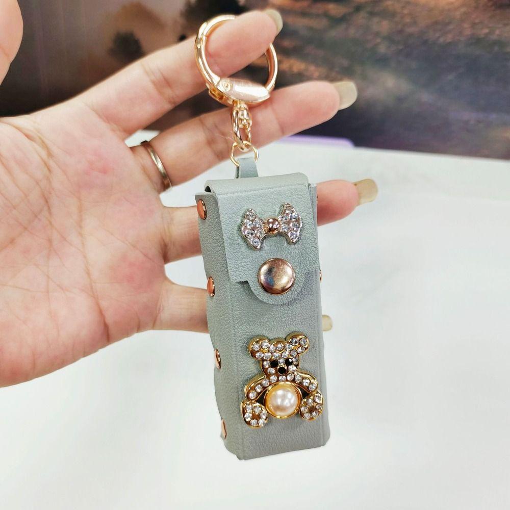 

Сумка для помады Сумка для помады Чехол для помады Чехол для помады Защитный чехол для помад Женский подарок серый