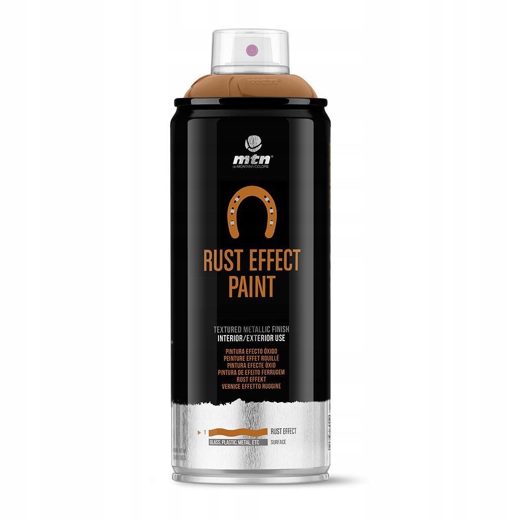 Peinture Acrylique en Spray Effet Rouille Structure Effet Rouille 400ml mtn Pro