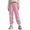Gefütterte Cargo-Jogginghosen für Damen, lockere Passform, schmal zulaufend, lässige Hose für den Winter, tägliches Tragen