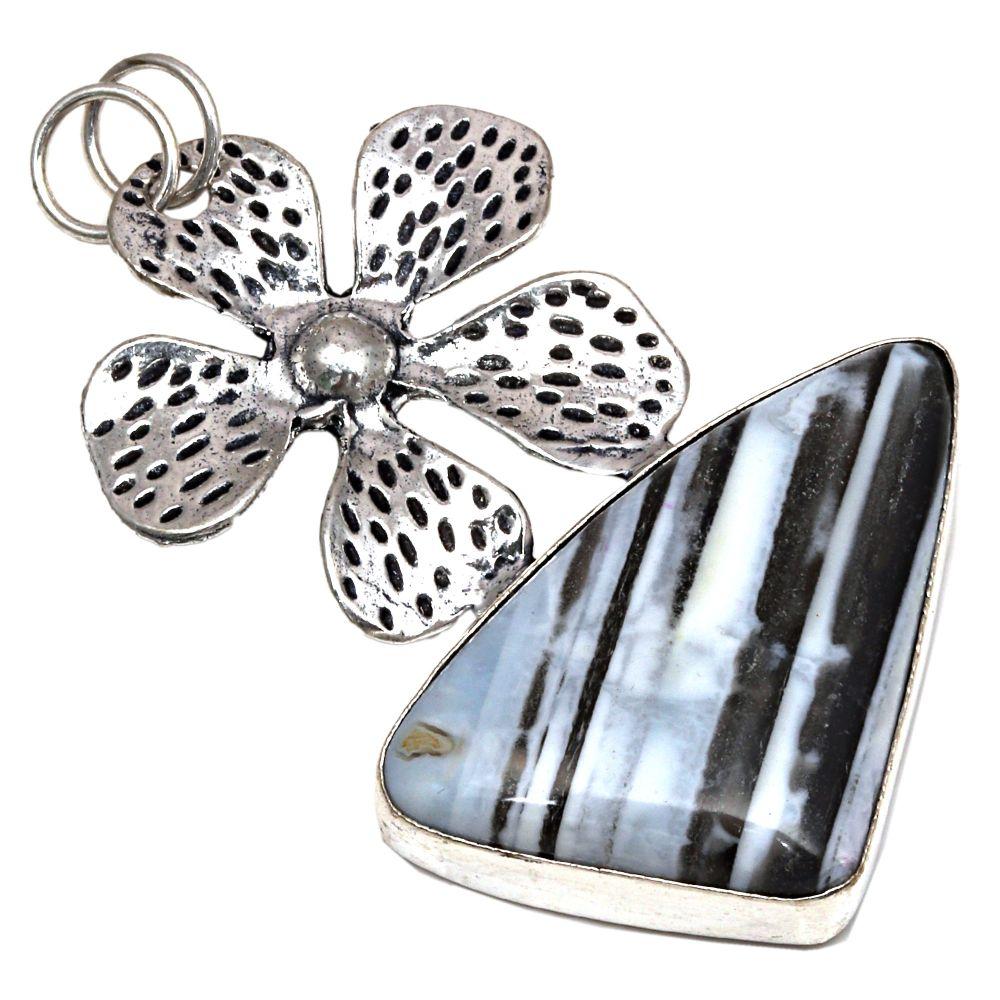 

Pendant Owhyee Blue Opal Gemstone Gift For Her Silver Jewelry 2.75